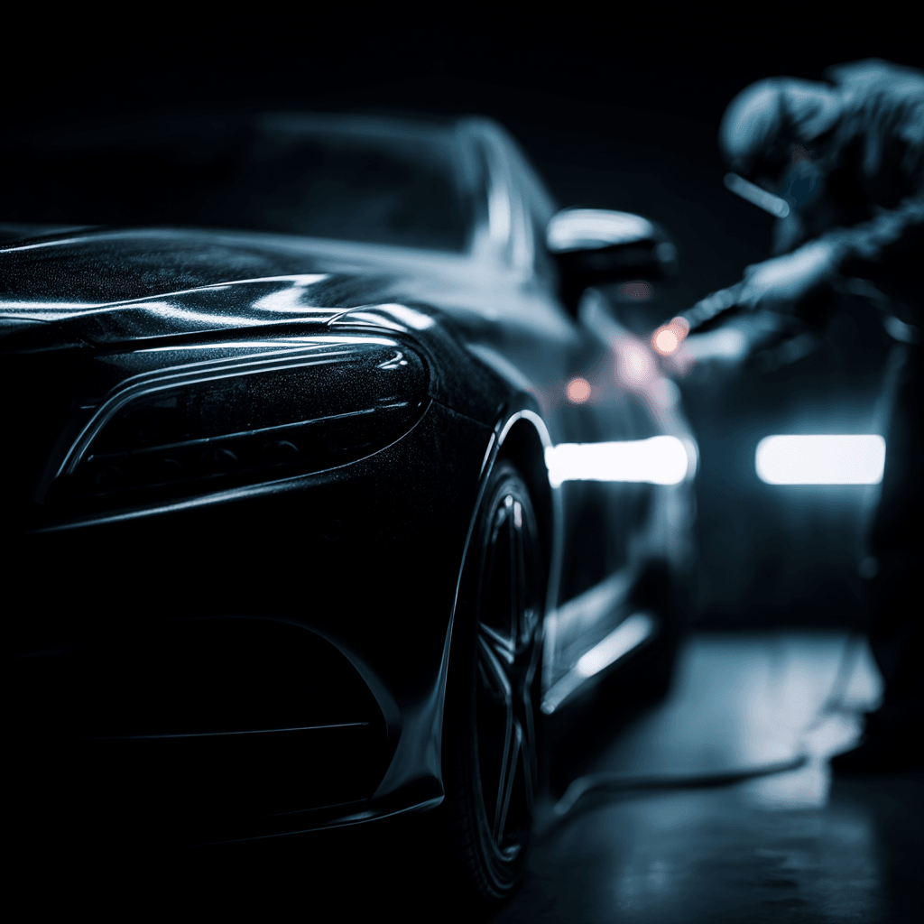 Professional ceramic coating application in Loveland, Colorado - protecting luxury vehicle paint